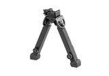 Leapers helmetal QD 6.0-8.5 Tommer Bipod - Sort