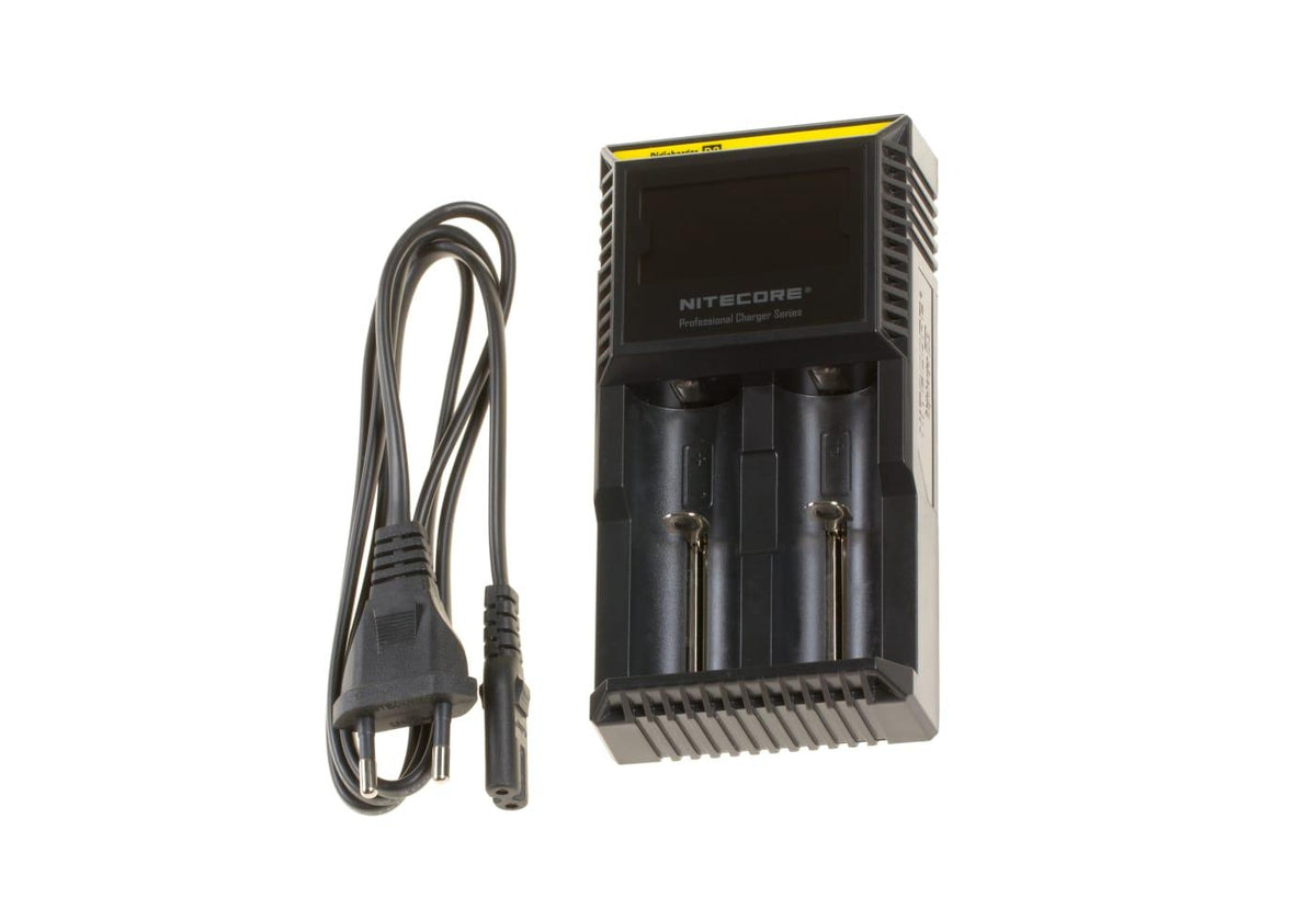 Nitecore Digicharger D2 - Sort