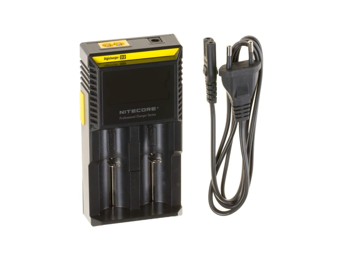 Nitecore Digicharger D2 - Sort