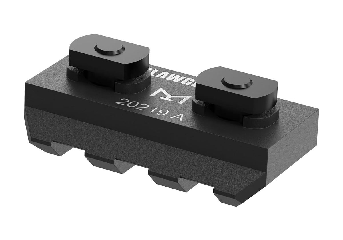 Clawgear M-LOK 3 Slot Skinne - Sort