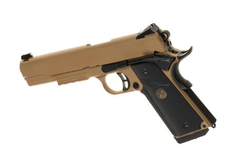 KJ Works M1911 MEU Full Metal Tan Co2 - Desert