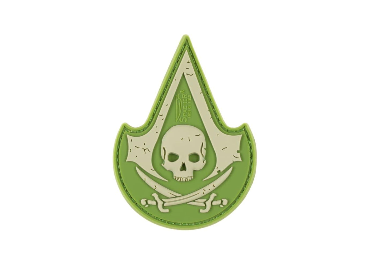 JTG Assassin Skull gummipatch