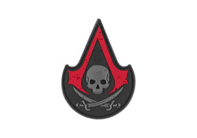 JTG Assassin Skull gummipatch