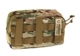 Warrior Mellem Vandret MOLLE Lomme Zipped - Multicam