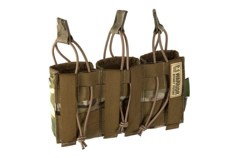 Warrior Trippel Open magasinlomme AK 7.62mm - Multicam