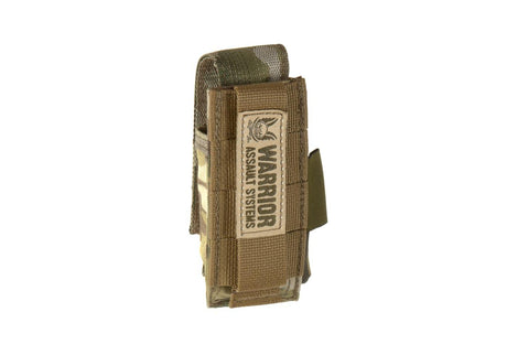 Warrior Enkelt Pistol magasinlomme 9mm - Multicam