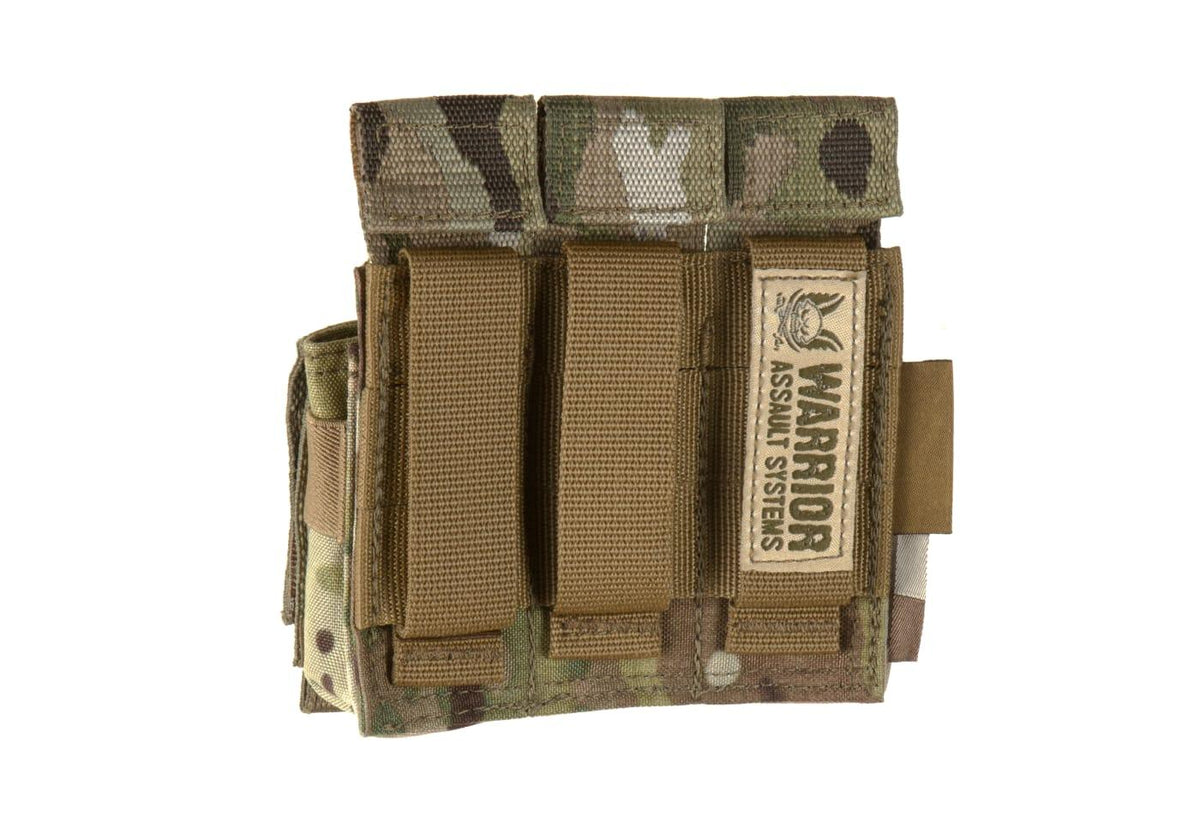 Warrior Direct Action Trippel Pistol magasinlomme 9mm - Multicam