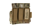 Warrior Direct Action Trippel Pistol magasinlomme 9mm - Multicam