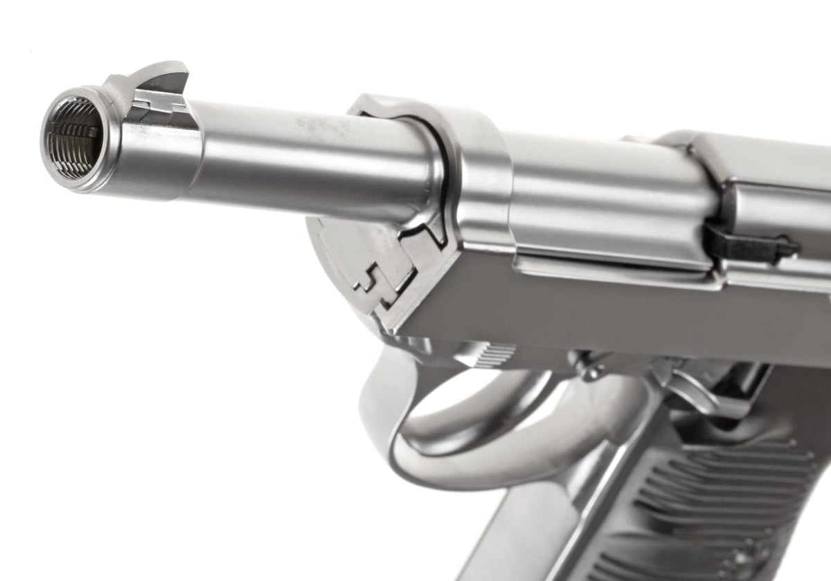 WE P38 Full Metal GBB - Silver