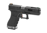 WE G-Force 18C BK Silver Barrel Metal Version GBB - Black