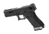 WE G-Force 18C BK Silver Barrel Metal Version GBB - Black