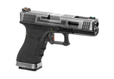 WE G-Force 18C SV Silver Barrel Metal Version GBB - Desert