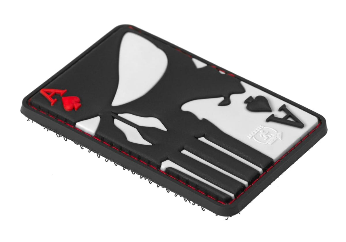 JTG Punisher Ace of Spades gummipatch - Multicolor