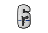JTG Watch your Six gummipatch