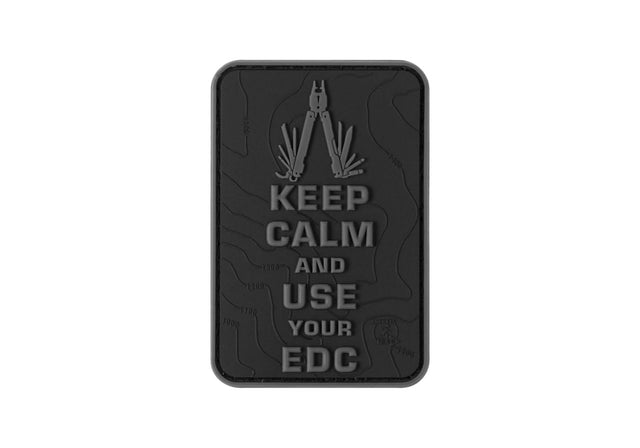 JTG Keep Calm EDC gummipatch