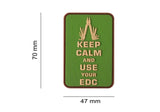 JTG Keep Calm EDC gummipatch