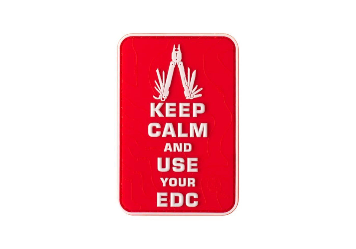 JTG Keep Calm EDC gummipatch