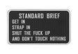 JTG Standardbriefing gummipatch - Multicolor