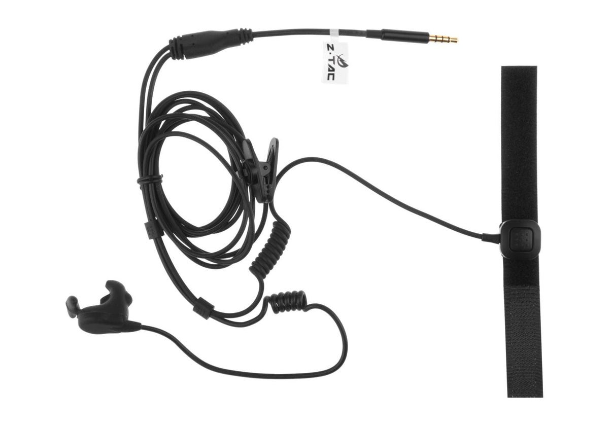 Z-Tactical Bone Conduction Headset Mobile Phone Stik - Sort