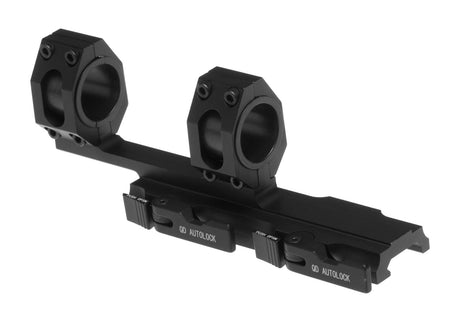 Aim-O Taktisk Top Skinne Extended Montage Base 25.4mm / 30mm - Sort