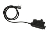 Earmor M51 Taktisk PTT Kenwood - Sort