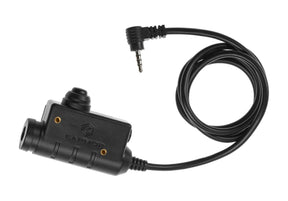 Earmor M51 Taktisk PTT YEASU - Sort