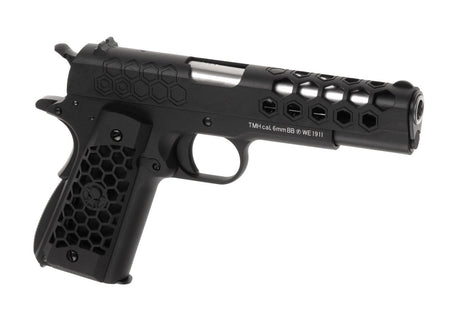 WE M1911 Hex Cut Full Metal GBB - Black