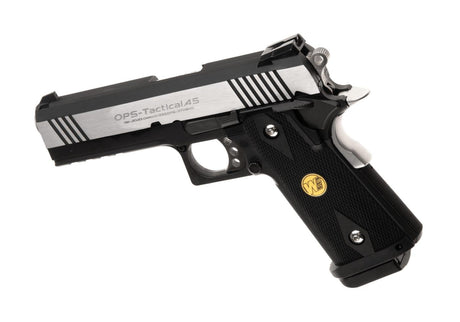 WE Hi-Capa 4.3 OPS Full Metal GBB - Silver