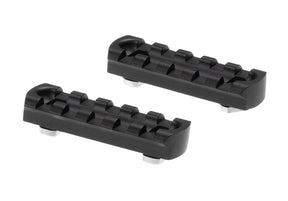 Ares 2.5 Tommer M-LOK Skinne 2-Pack - Sort