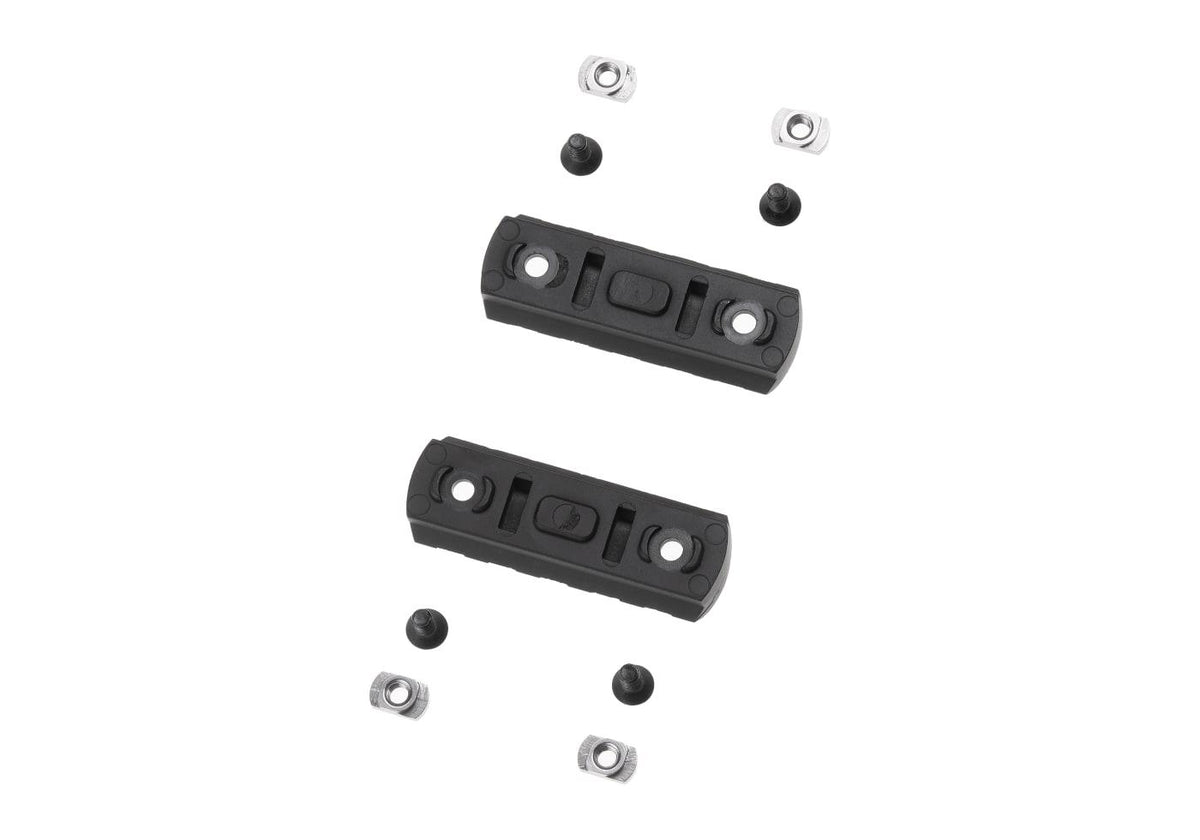 Ares 2.5 Tommer M-LOK Skinne 2-Pack - Sort