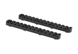 Ares 5.5 Tommer M-LOK Skinne 2-Pack - Sort