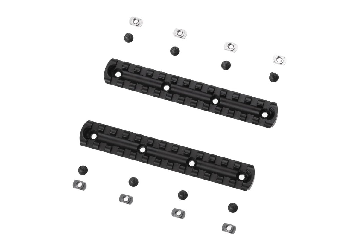 Ares 5.5 Tommer M-LOK Skinne 2-Pack - Sort