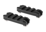 Amoeba 2 Tommer M-LOK Plastic Skinne 2-Pack - Sort