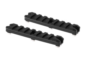 Amoeba 3.5 Tommer M-LOK Plastic Skinne 2-Pack - Sort