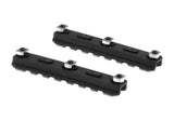 Amoeba 3.5 Tommer M-LOK Plastic Skinne 2-Pack - Sort