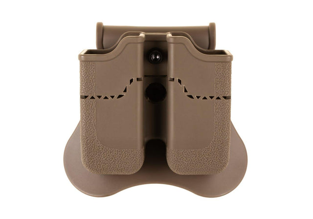 Amomax Dobbelt magasinlomme für Px4 / P30 / USP / USP Compact - Dark Earth