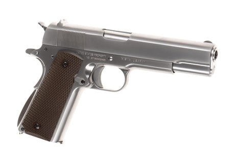 WE Colt M1911 Full Metal GBB - Silver