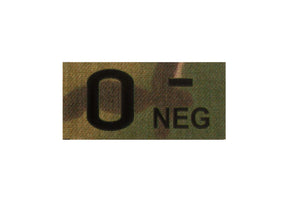 Clawgear 0 Neg IR Patch - Multicam