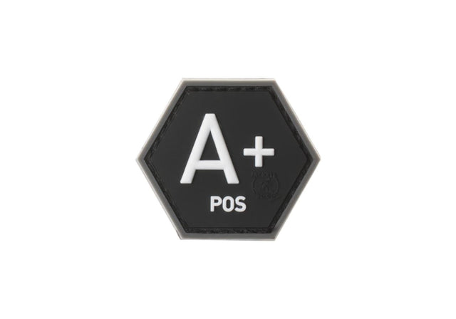 JTG Bloodgroup Hexagon gummipatch A Pos - SWAT