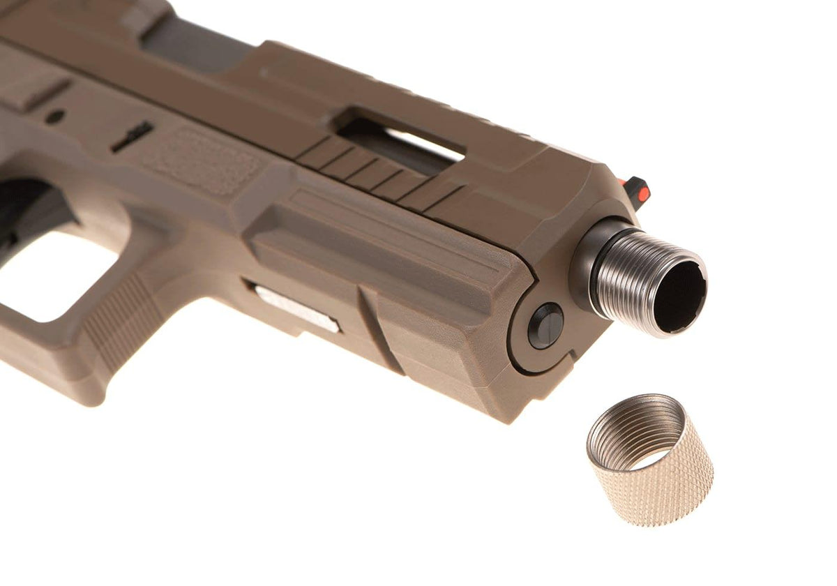 KJ Works KP-13F TBC Full Auto Metal Version GBB - Tan