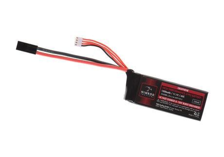 Nimrod Lipo 11.1V 1500mAh 65C Graphene Mini Type - Sort