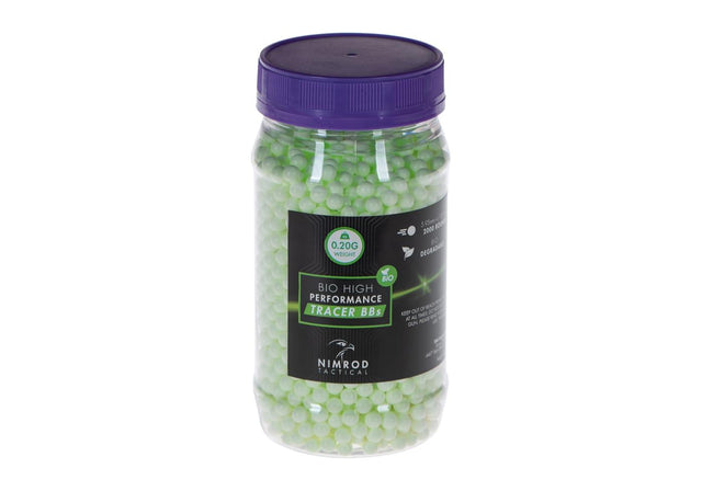 Nimrod 0.20g Bio Tracer BB High Performance 2000rds - Grøn