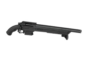 Action Army AAC T11 Short Bolt Action Sniper Riffel - Sort