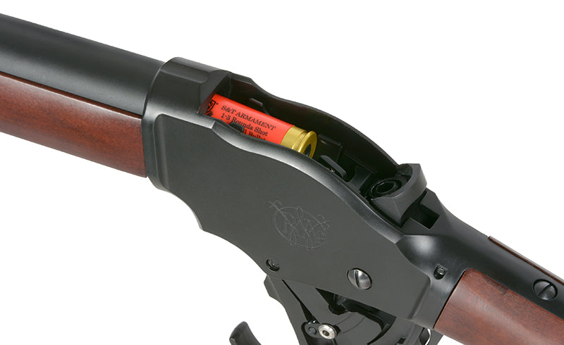 M1887 Short Lever Action Shotgun Replica - ægte træ
