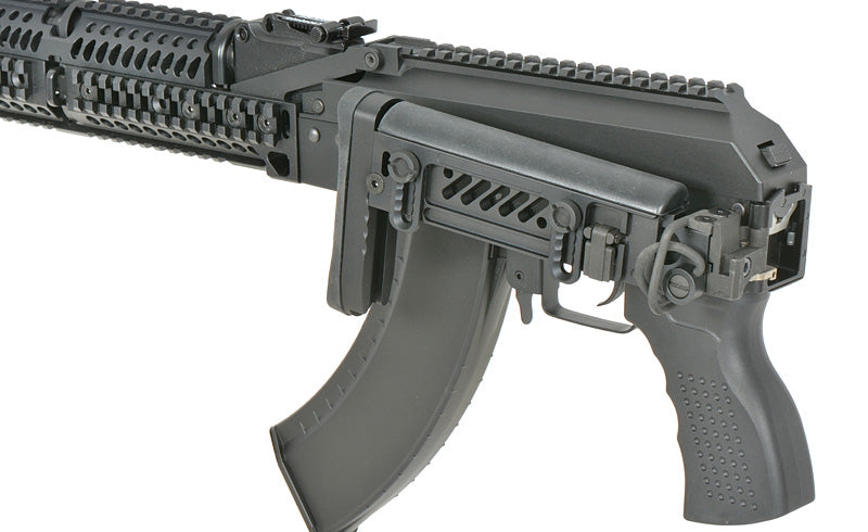CM.113 AKM Taktisk Riffel Replica med Eshooter ETU, GEN-2
