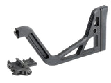 Foldbar Skeleton Visor Hjelm Kolbe til Picatinny Skinne
