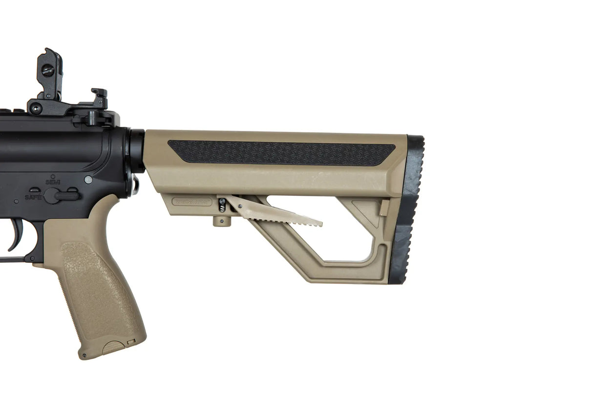 SA-E06-H Edge Heavy Ops Stock - Half-tan