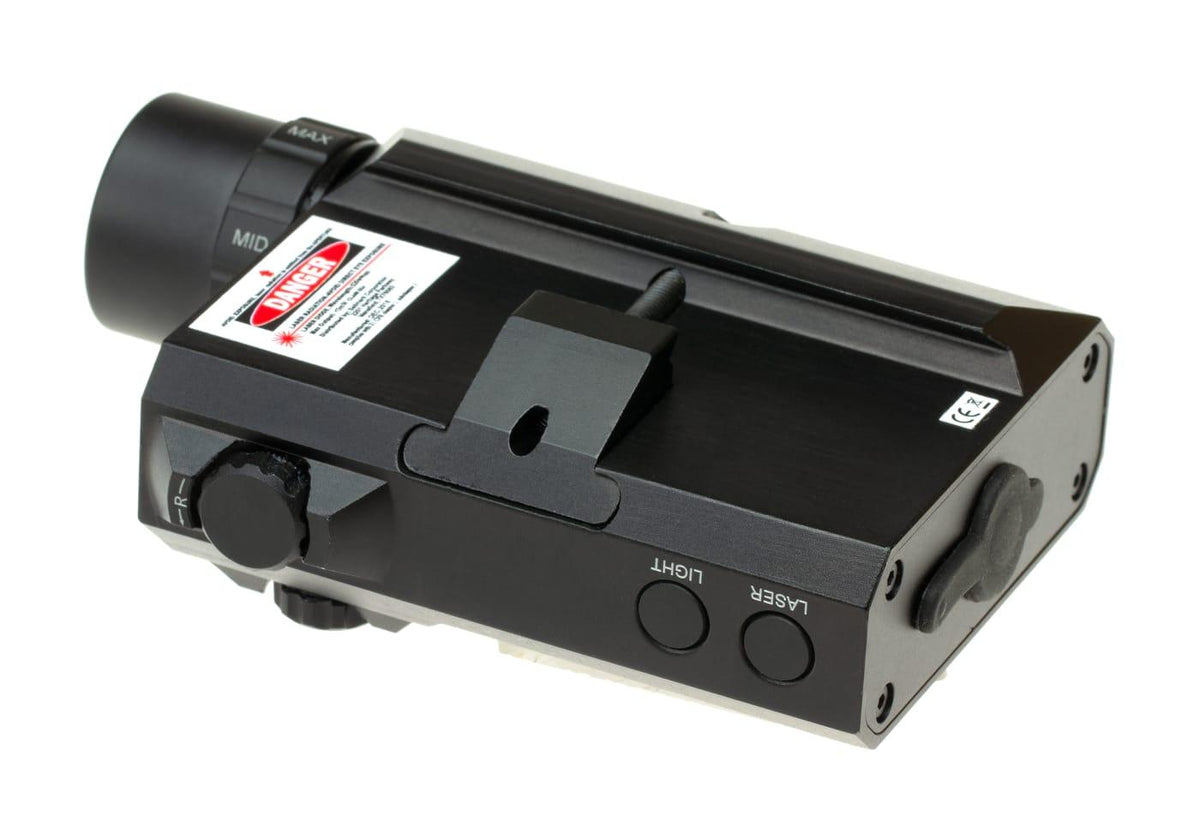 Sightmark LoPro Combo Flashlight VIS/IR og Grøn Laser - Sort