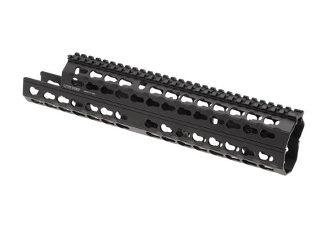 Leapers AK 13.5 Tommer Super Slim Keymod Forskæfte CN - Sort