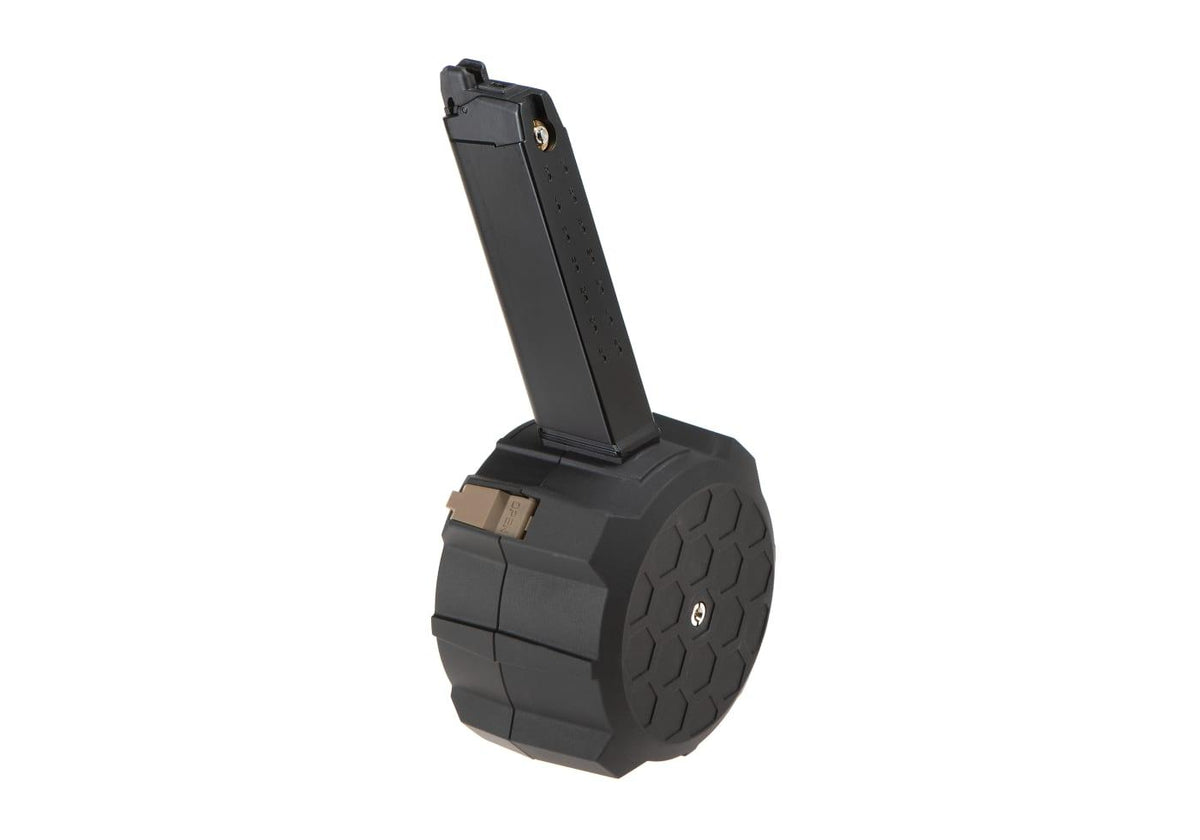 HFC Drum Magasin G17 Models GBB 200rds - Sort